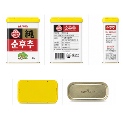 Ottogi Black Pepper Powder 50g