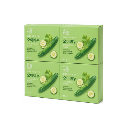 Mugunghwa Cucumber Soap 90g*4