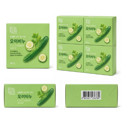 Mugunghwa Cucumber Soap 90g*4
