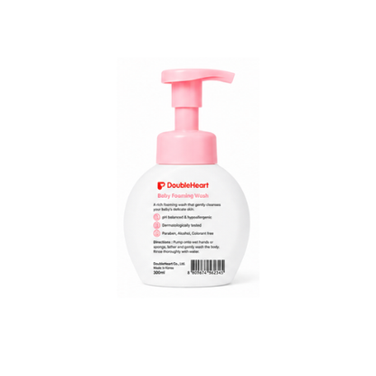 Double Heart Foaming Wash Soft Powdery Scent 300ml