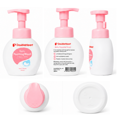 Double Heart Foaming Wash Soft Powdery Scent 300ml