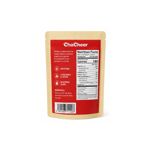 Chacha Roasted Sunflower seeds Spiced 130g