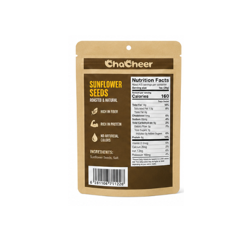 Chacha Sun Flower Seeds Natural Flavor 130g
