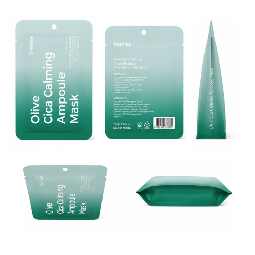 Freemay Olive Cica Calming Ampoule Mask