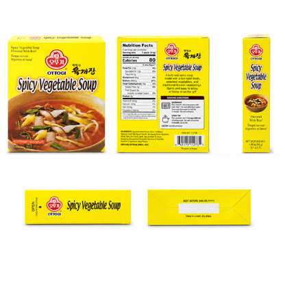 Ottogi Spicy Vegetable Soup 42g