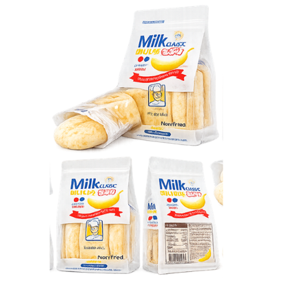 WAW Milk Classic Rice Snack Banana Flavor 240g