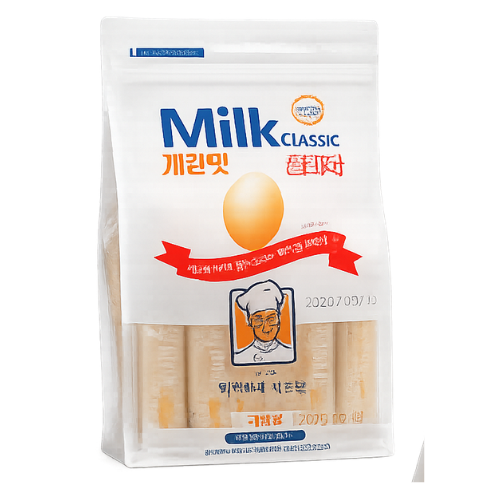 WAW Milk Classic Rice Snack Egg Flavor 240g