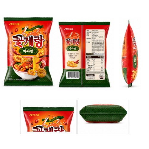 Binggare Crab Chips Mala Flavor 60g