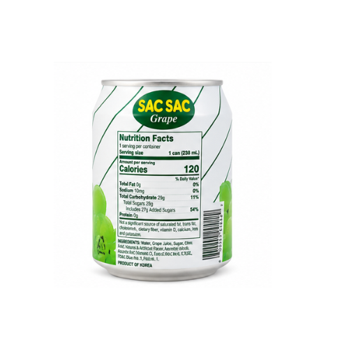 Lotte Sacsac Grape 238ml