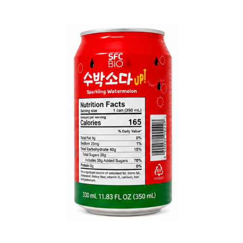 SFC Bio Watermelon Soda Can 350ml