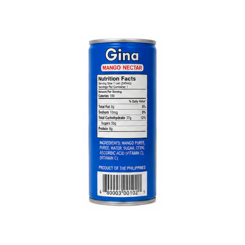 Gina 240ml Mango Nectar 240ml
